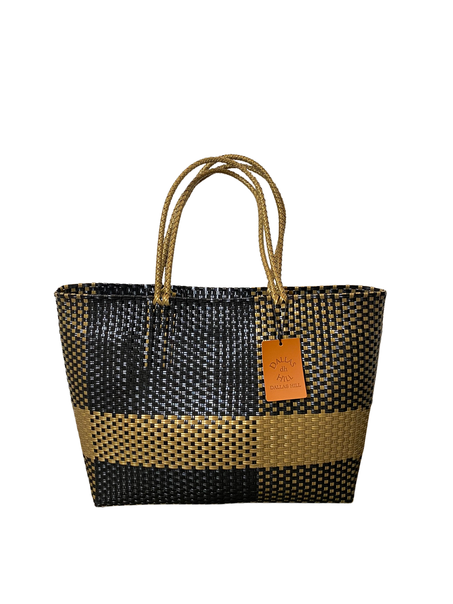 Woven Super Tote, Handwoven Recycled Plastic Tote, Woven Bag