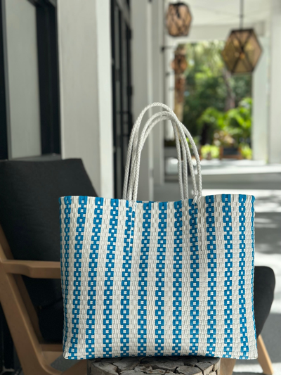 Woven Recycled Plastic Tote