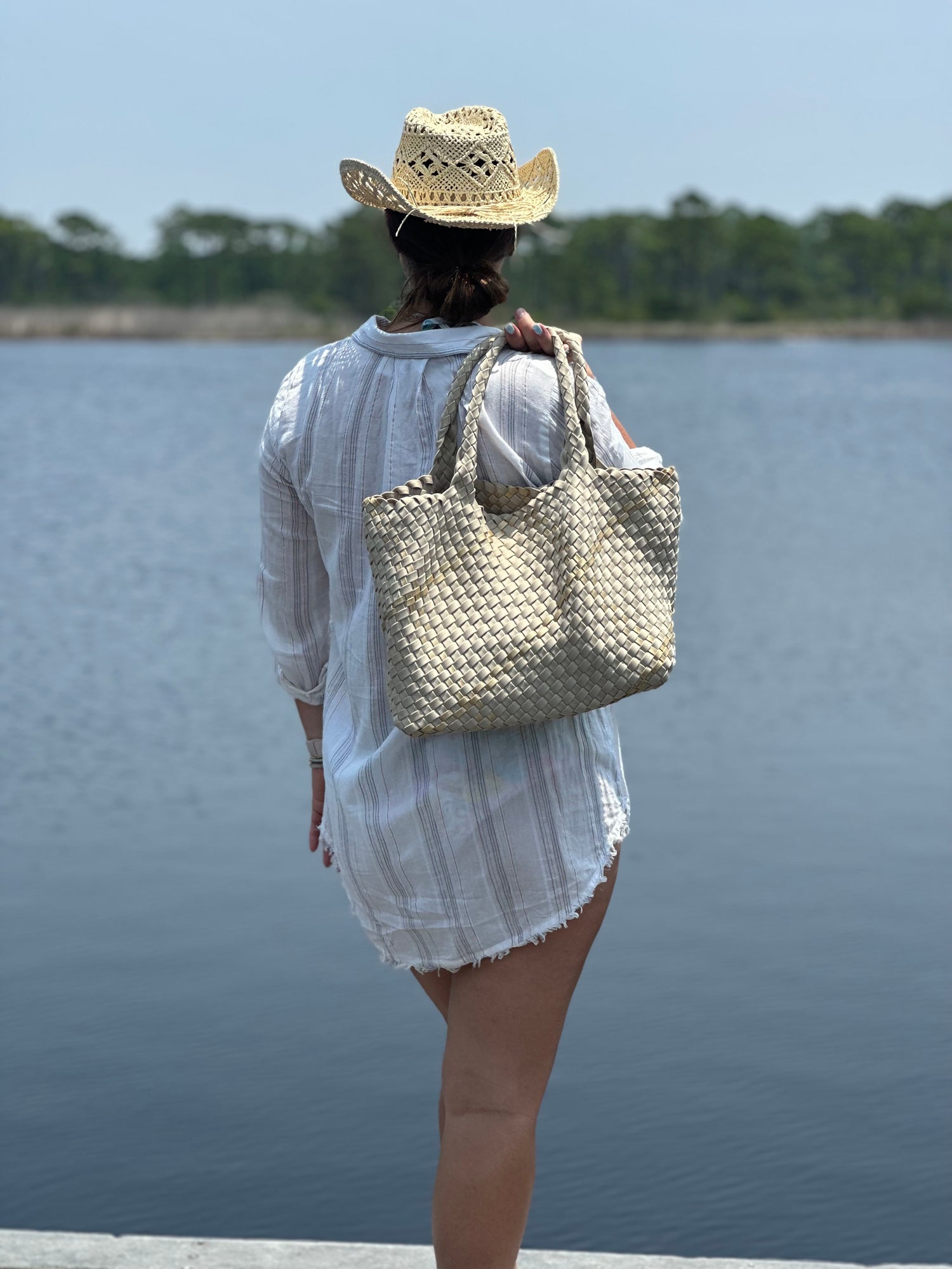 Woven Neoprene Tote Bag