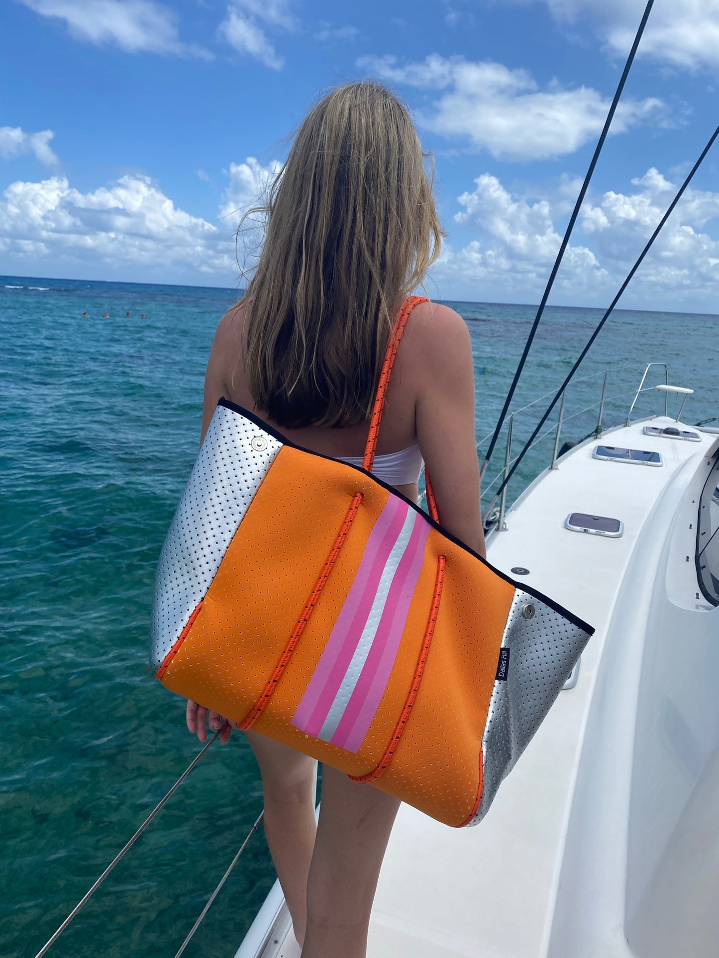 Designer Neoprene Bags Drew Royal Neoprene Crossbody Haute Shore