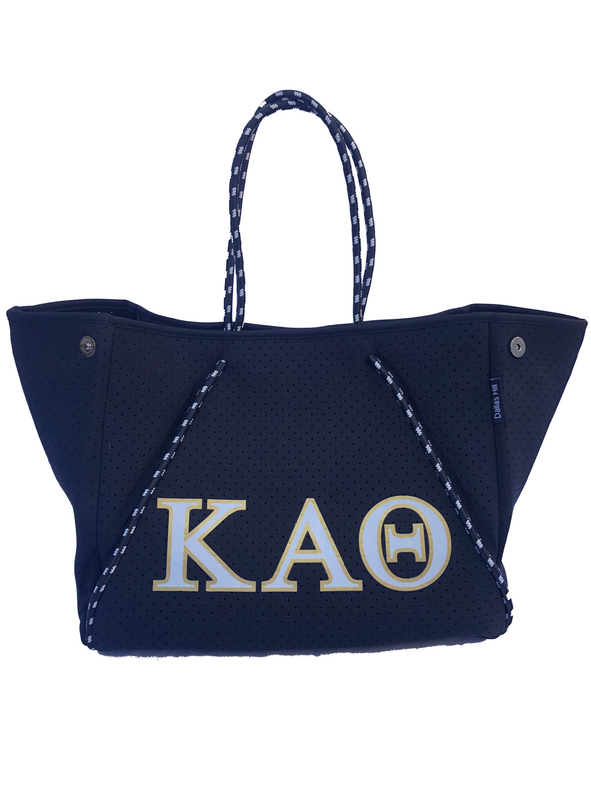 Kappa Alpha Theta Sorority Gift Bid Day Recruitment Neoprene Tote Bags School Overnight Gym Travel Beach Sister Dallas Hill