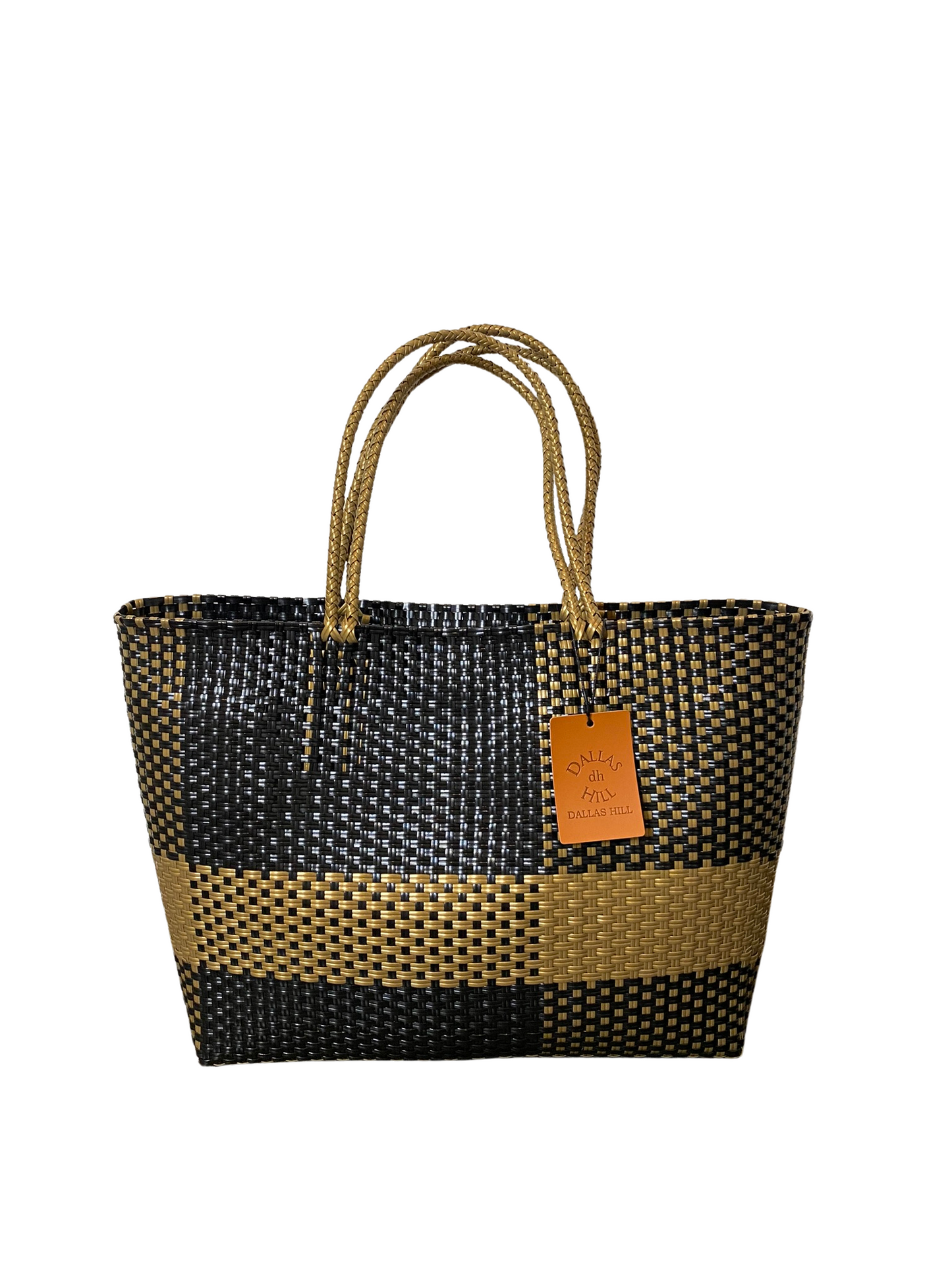 Woven plastic tote bag hotsell