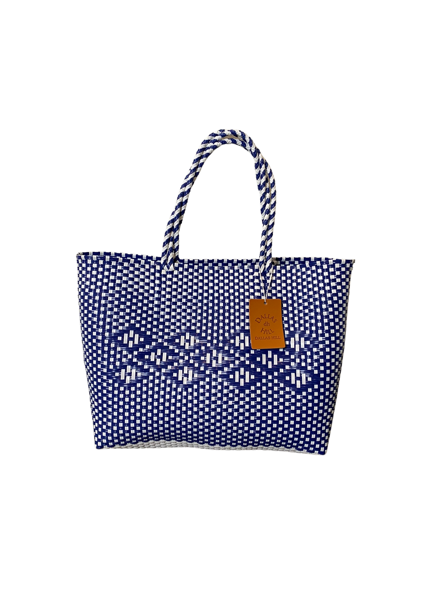 Woven Super Tote, Handwoven Recycled Plastic Tote, Woven Bag 